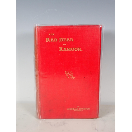 609 - HAMIILTON Archibald, The Red Deer of Exmoor, pub London 1907, JEFFERIES Richard, Red Deer, pub Longm... 