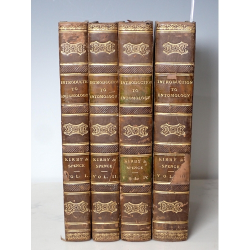 627 - Kirby, William & Spence; An Introduction to Entomology, Volumes 1-4. Printed for Longman, Rees, Orme... 