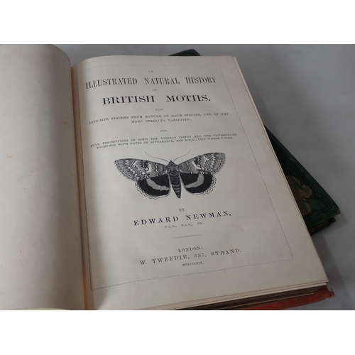 630 - Newman, Edward; 'The Illustrated Natural History of British Moths', W. Tweedie, London 1869. Togethe... 