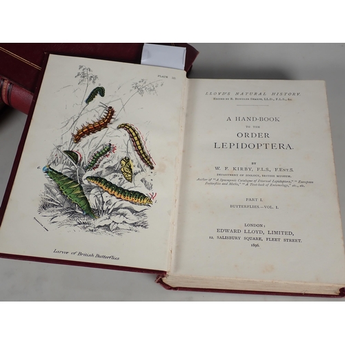 635 - Kirby, W.F.; A Hand-book to the order Lepidoptera, Vols 1-5, Edward Lloyd Limited, London 1897