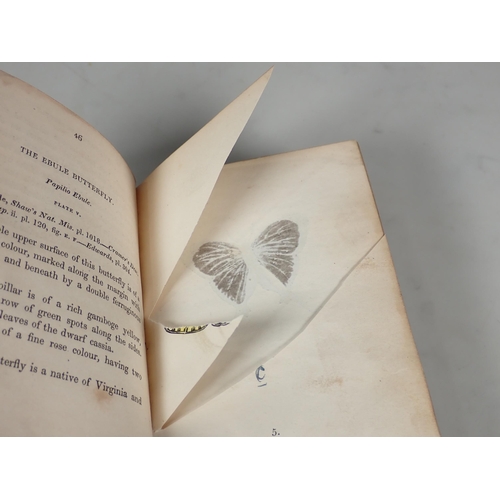 644 - Brown, Thomas Captain; The Book of Butterflies & Moths, published by George Routledge, London 1843 t... 