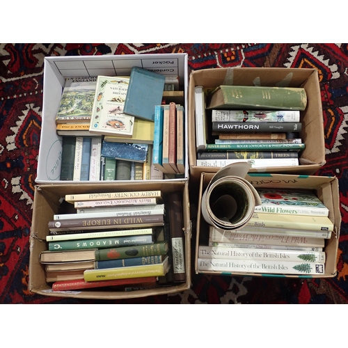 653 - Four boxes of Books on Countryside, Ornithology and Natural History