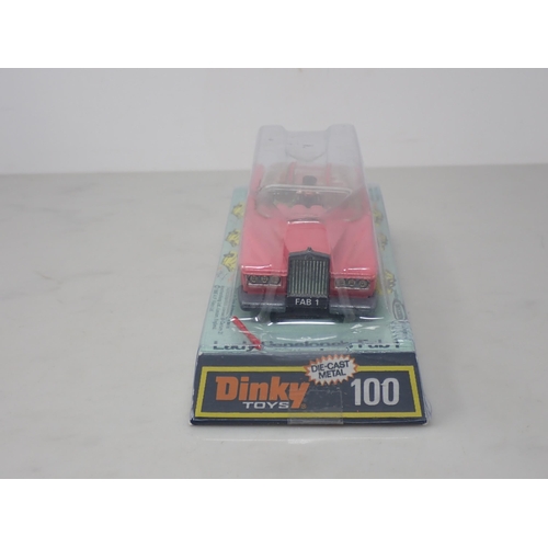 66 - A Dinky Toys No.100 Lady Penelope's Fab 1 in possibly later cardboard and plastic box