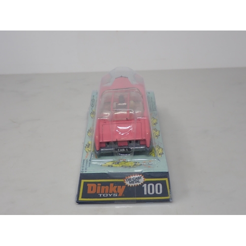 66 - A Dinky Toys No.100 Lady Penelope's Fab 1 in possibly later cardboard and plastic box