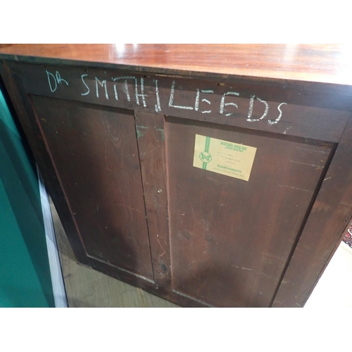 667 - A Victorian mahogany Lepidopterist's Cabinet by Watkins and Doncaster fitted pair of cupboard doors ... 