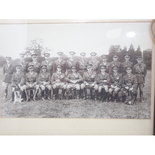 712 - A Group of Medals comprising 1914-15 Star, War Medal, Defence Medal, Territorial Efficiency Decorati... 