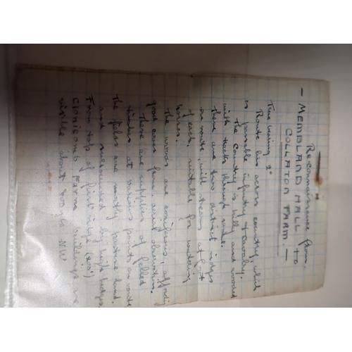 736 - A Collection of WWII Memorabilia relating to Percival David Gibson, RASC, No 131L66, including a let... 