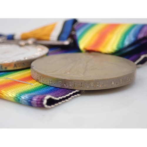 765 - Medal Group comprising Military Medal, British War & Victory Medals to 540190 Pte. R. Gardiner, 8th ... 