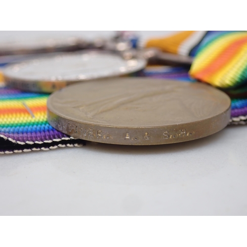 765 - Medal Group comprising Military Medal, British War & Victory Medals to 540190 Pte. R. Gardiner, 8th ... 