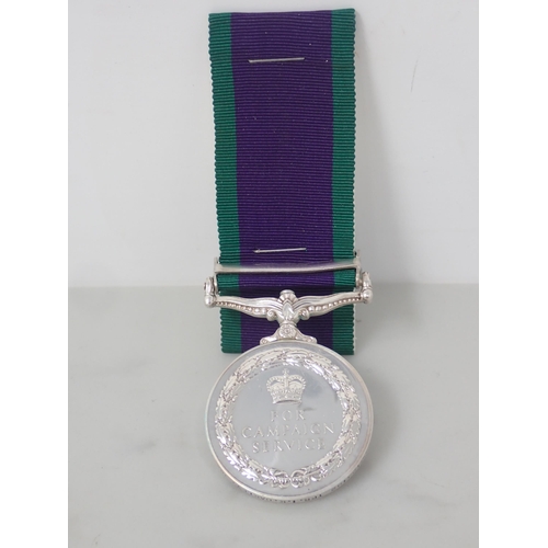 773 - Campaign Service Medal with South Arabia Bar to 22123192 Tpr. Oakley, Queen's Dragoon Guards