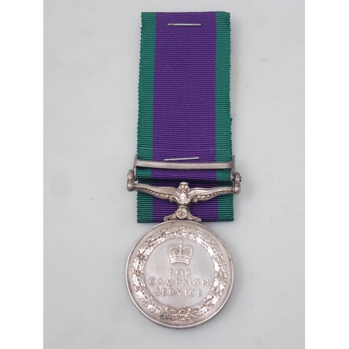 775 - Campaign Service Medal with South Arabia Bar to 24060663 Pte. N. Jones, South Wales Borderers