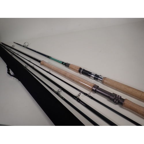 833 - A Grey's GRXi 13'#8/9 three piece Fly Rod with Grey's GRXi #9/11 Fly Reel, an unnamed Rod in cloth b... 