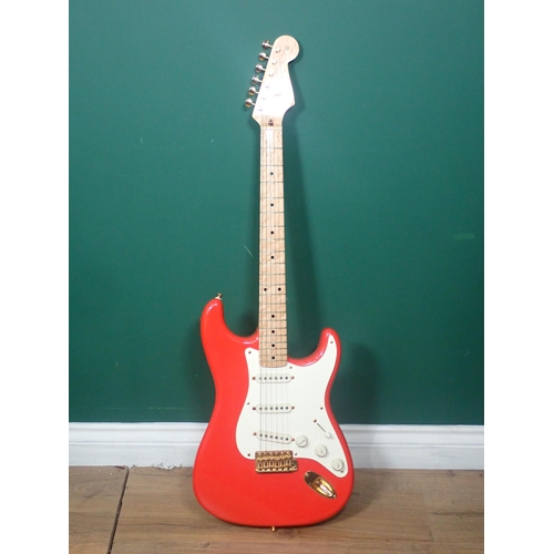 847 - ***WITHDRAWN***A Fender Stratocaster 59 Shadow Guitar with custom shop 15 of 20 sticker No.34363 in ... 