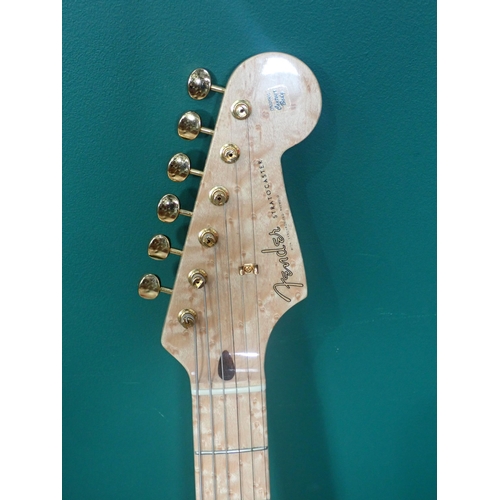 847 - ***WITHDRAWN***A Fender Stratocaster 59 Shadow Guitar with custom shop 15 of 20 sticker No.34363 in ... 