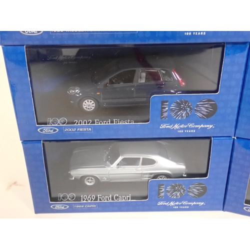 422 - A Set of six boxed Ford 100 years Anniversary Models