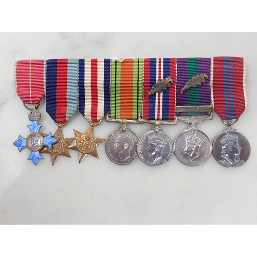 712A - A Second World War Medal Group awarded to Major R.M. Allen O.B.E., Norfolk Regiment (later Colonel A... 