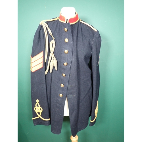 729 - Two Victorian Artillery Officer's Tunics, two pairs of Trousers and a Greatcoat