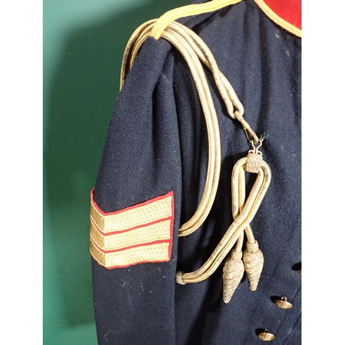 729 - Two Victorian Artillery Officer's Tunics, two pairs of Trousers and a Greatcoat