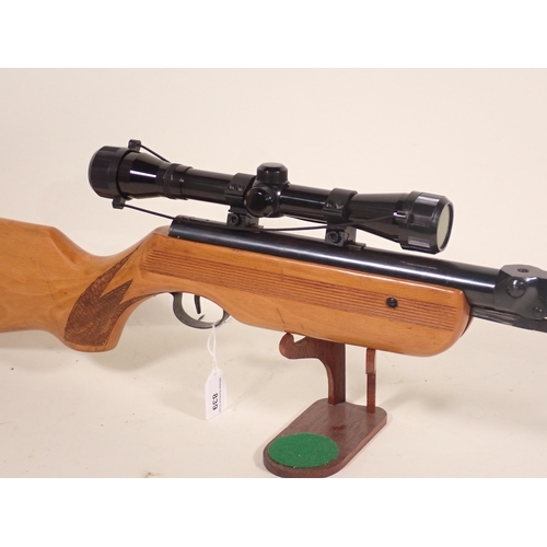 839 - A Relum 'Tornado' .22 Air Rifle with telescopic sight and Case