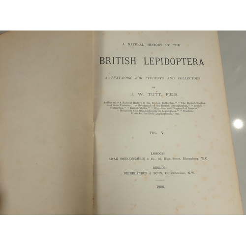 644A - Tutt, J.W.; A Natural History of the British Lepidoptera, 5 Vols, Swan Sonnenschen & Co. London 1899