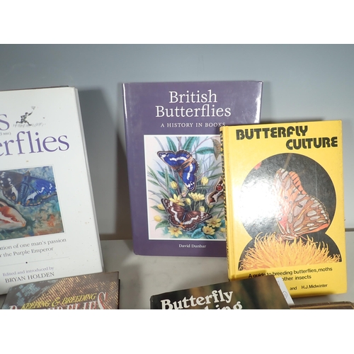 649A - Eleven Books on Lepidoptery including Dunbar, George 'British Butterflies, A History in Books'; Thom... 