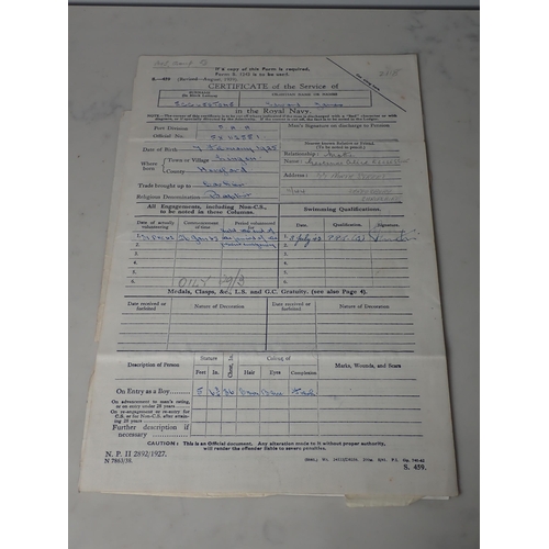 785 - Two Pilot's Log Books and related ephemera to Edward James Ecclestone. Log books cover training and ... 