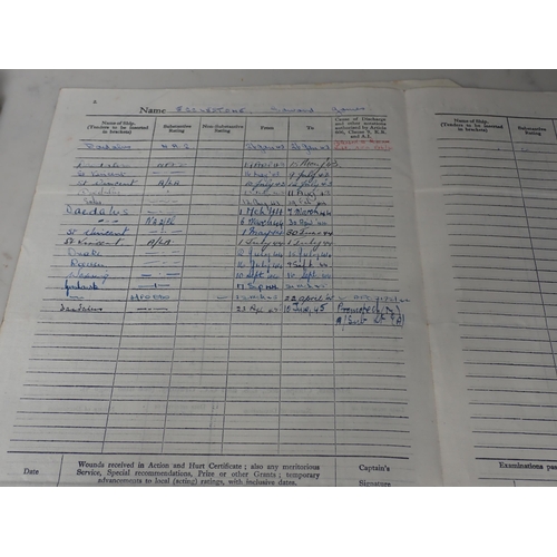 785 - Two Pilot's Log Books and related ephemera to Edward James Ecclestone. Log books cover training and ... 