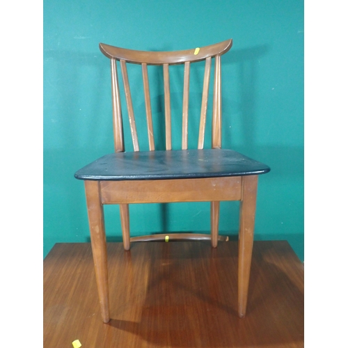 371 - A mid-Century Kitchen Table and four Dining Chairs