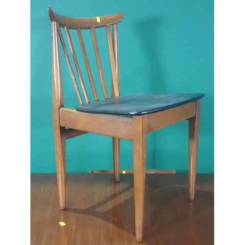 371 - A mid-Century Kitchen Table and four Dining Chairs