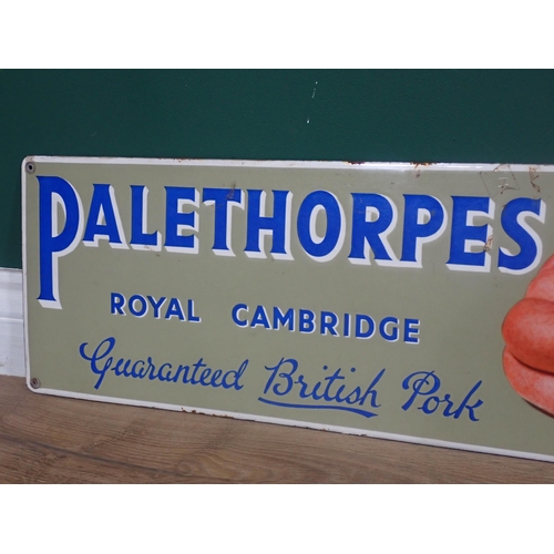 376 - A Palethorpes Royal Cambridge enamel Sign 2ft W x 8in H