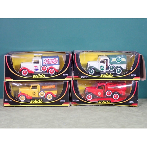 451 - Four boxed Solido Models Lorries and two Solido boxed gifts sets of model cars, boxes A/F