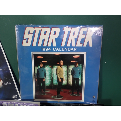 474 - A quantity of Books relating to Star Trek, Calendar etc