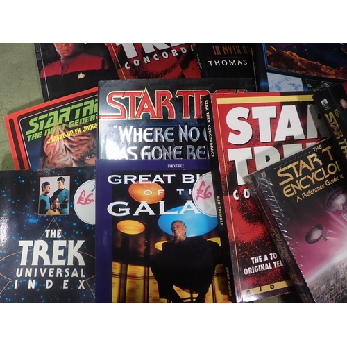 474 - A quantity of Books relating to Star Trek, Calendar etc