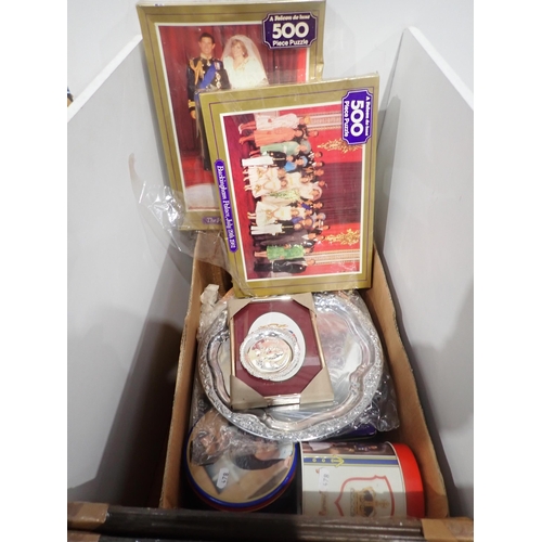 478 - Box of Royal Commemorative items