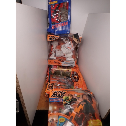 481 - Four boxed Action Man Figures and Sets