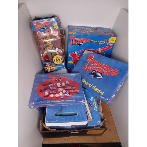 484 - A quantity of Thunderbirds Collectibles and Figures