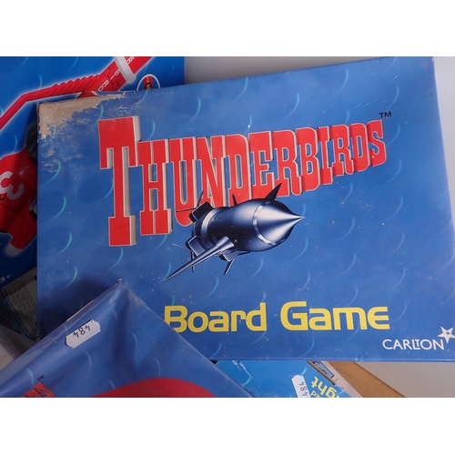 484 - A quantity of Thunderbirds Collectibles and Figures