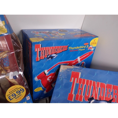 484 - A quantity of Thunderbirds Collectibles and Figures