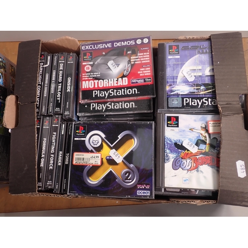 485 - Box of Playstation Games