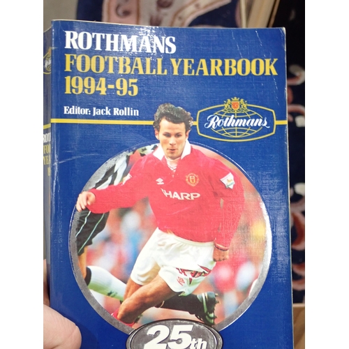 528 - A box of Rothman's Football Yearbooks