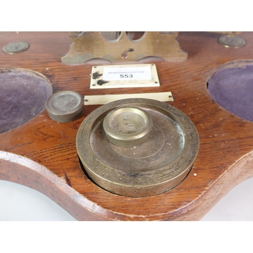 553 - A set of Postal Scales and Weights