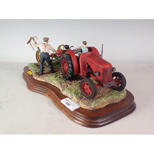 555 - A Border Fine Arts Model of Tractor grass cutting