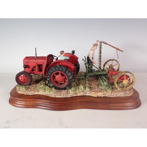 555 - A Border Fine Arts Model of Tractor grass cutting