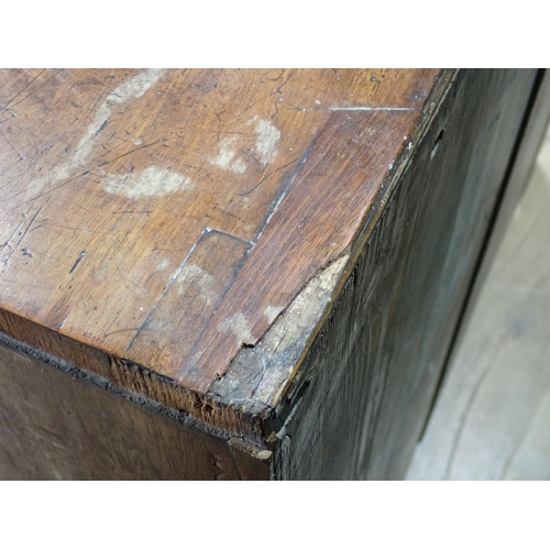 65 - A 19th Century mahogany Chest of two short and four long drawers 3ft 8in W x 3ft 8in H