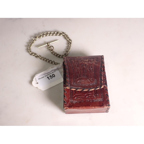 150 - A Victorian silver cased Pocket Watch with white enamel dial and subsidiary seconds dial, inscribed ... 