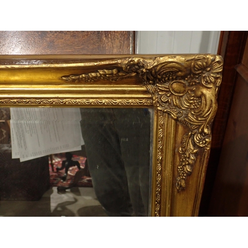 674 - A gilt framed Wall Mirror 4ft 6in W x 3ft 6in H