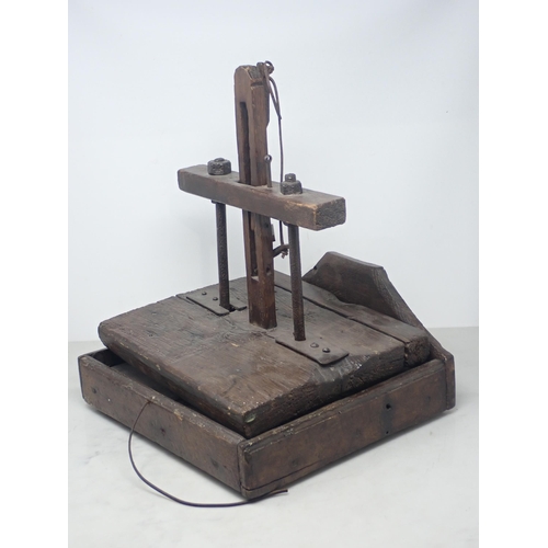 14 - An antique wooden Mouse Trap 15in H x 13in W