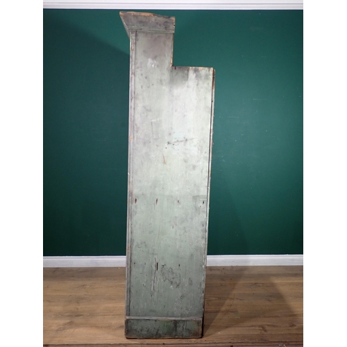 319 - A 19th Century original painted vented door Food Cupboard, 6ft H x 4ft W x 1ft 7