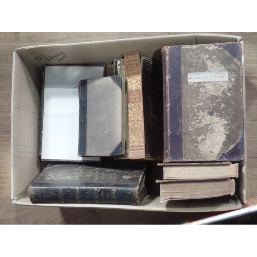 514 - Two boxes of Books including Heraldry, Byron's Works, Early Printed Books in the British Museum, etc... 