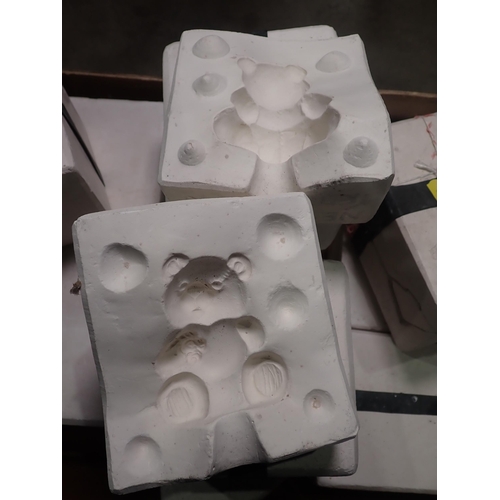 135 - A quantity of plaster Moulds